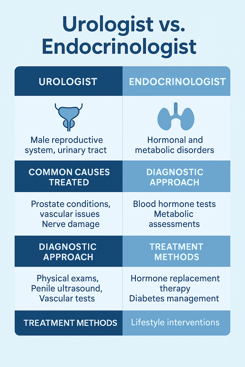 urologist vs endocrinologist